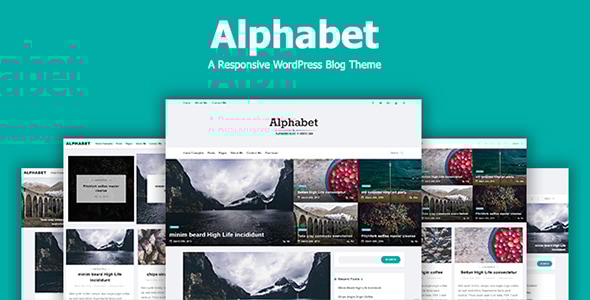 Alphabet - A Responsive WordPress Blog Theme Logo