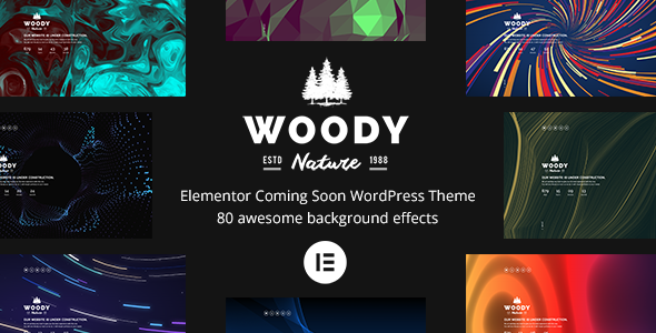 Woody - Elementor Coming Soon WordPress Theme Logo